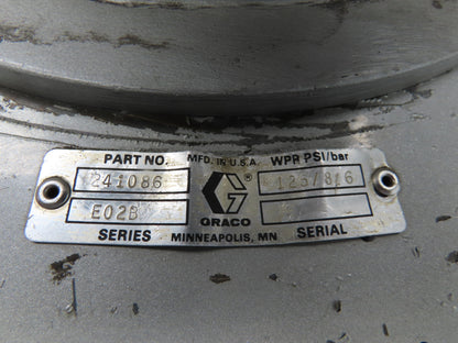 Graco 241086 Pneumatic Extrusion Pump 5 Gal Pail Lifter Unloader *Read