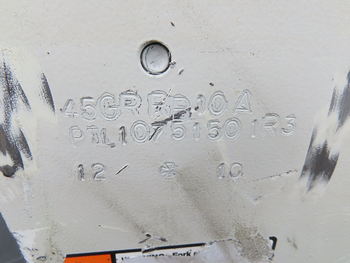 Cascade 45G-RRB-10 Fork Rotator Attachment 4500lbs Class 2 Forklift 360° Turn