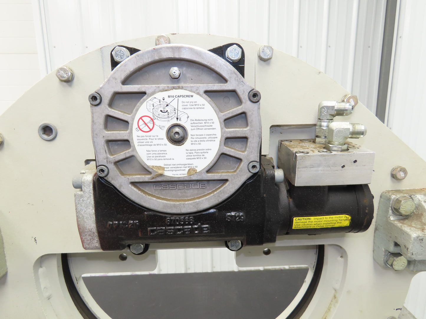 Cascade 45G-RRB-10 Fork Rotator Attachment 4500lbs Class 2 Forklift 360° Turn