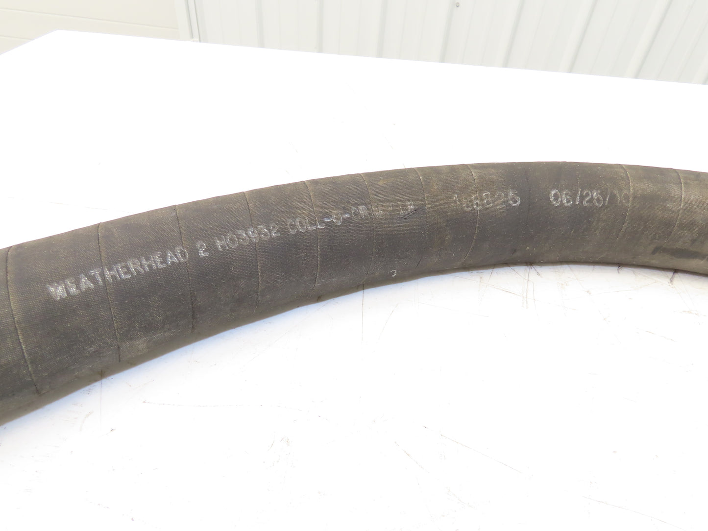 Weatherhead H03932 Coll-O-Crimp 2"x 53" Hydraulic Hose 100psi 2" JIC 37°  Swivel