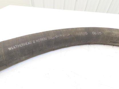 Weatherhead H03932 Coll-O-Crimp 2"x 53" Hydraulic Hose 100psi 2" JIC 37°  Swivel