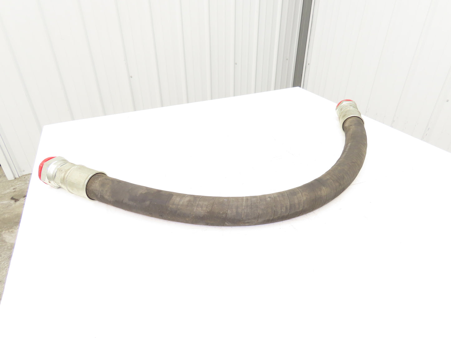 Weatherhead H03932 Coll-O-Crimp 2"x 53" Hydraulic Hose 100psi 2" JIC 37°  Swivel