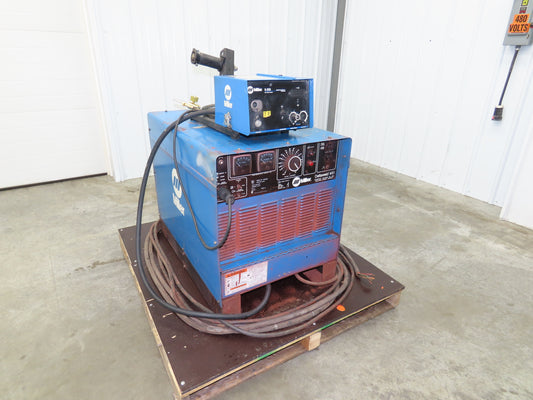 Miller Deltaweld 451 Mig Welder 450A DC Arc S-62 Wire Feeder 230/460VAC 3PH