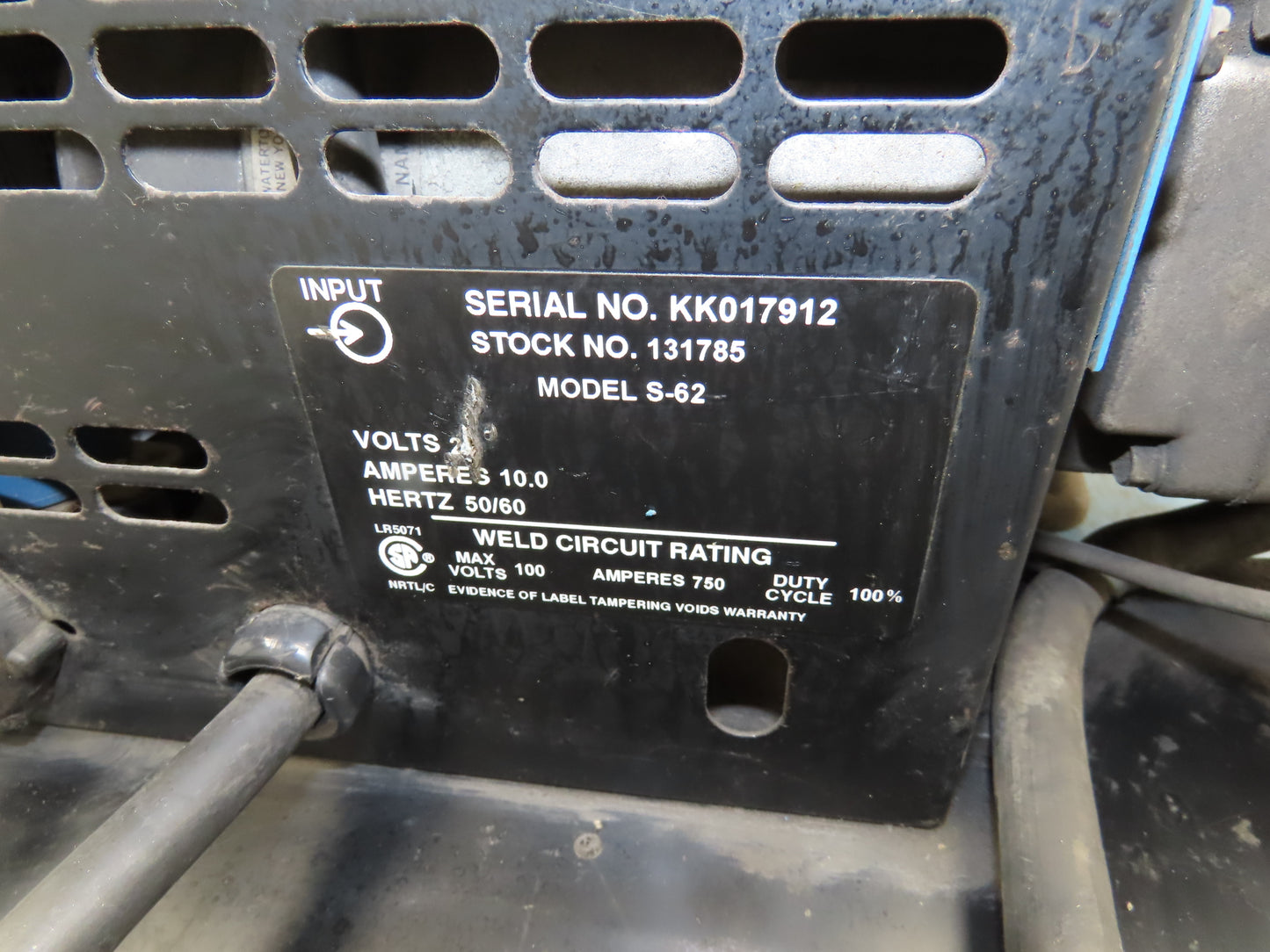 Miller CP-250TS Mig Welder 250 amp DC Arc S-62 Wire Feeder 200/230/460v 3PH