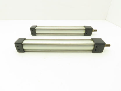 ARO 3815 1009 2 104 Pneumatic Air Cylinder 1" x 10.5" 1/2-20 Threads Lot of 2
