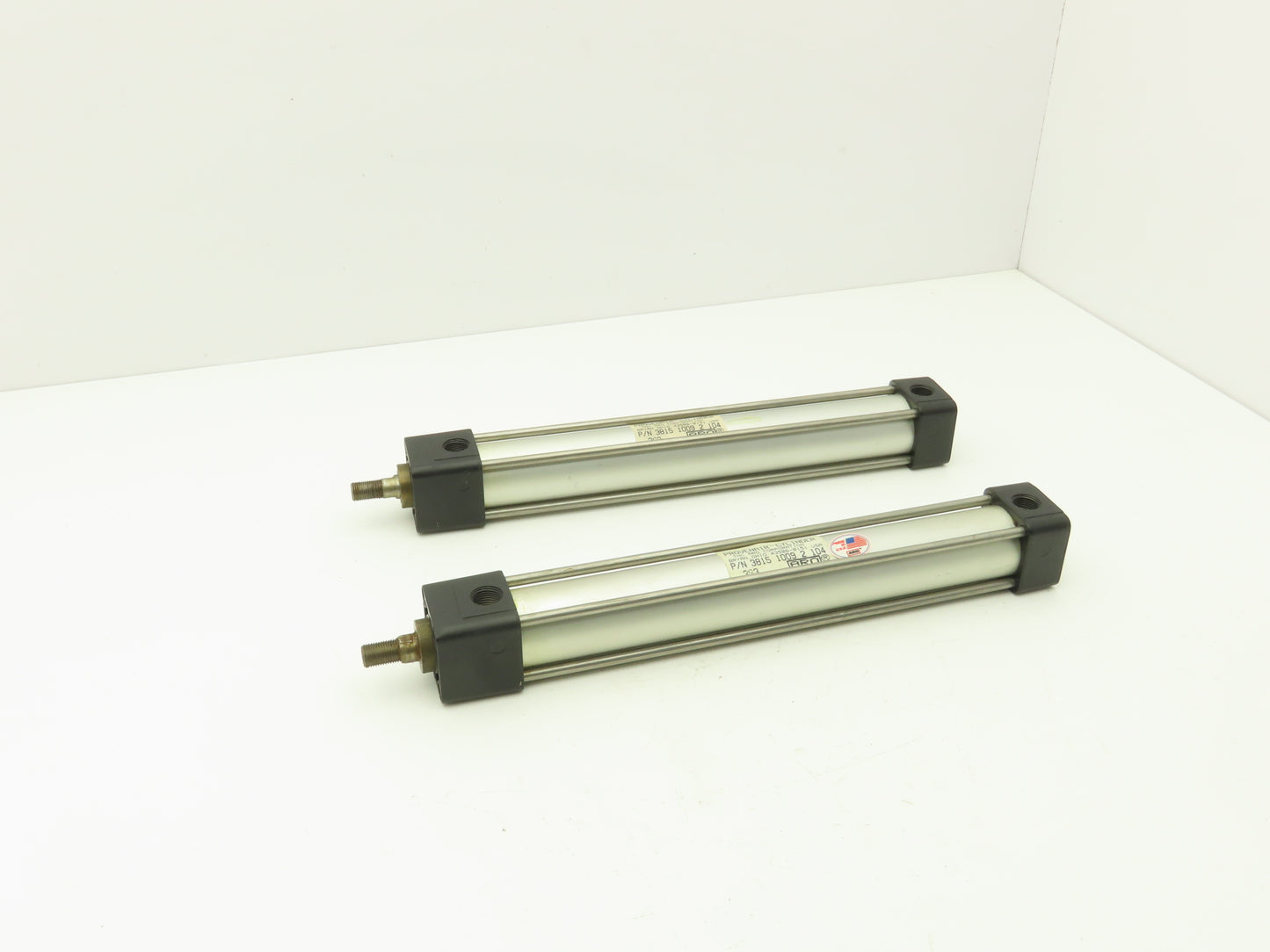 ARO 3815 1009 2 104 Pneumatic Air Cylinder 1" x 10.5" 1/2-20 Threads Lot of 2