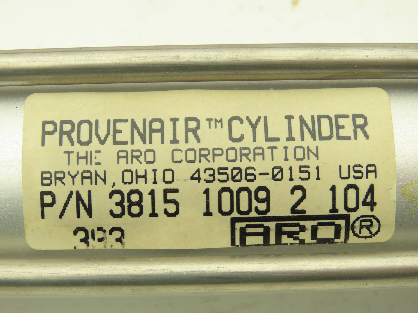 ARO 3815 1009 2 104 Pneumatic Air Cylinder 1" x 10.5" 1/2-20 Threads Lot of 2