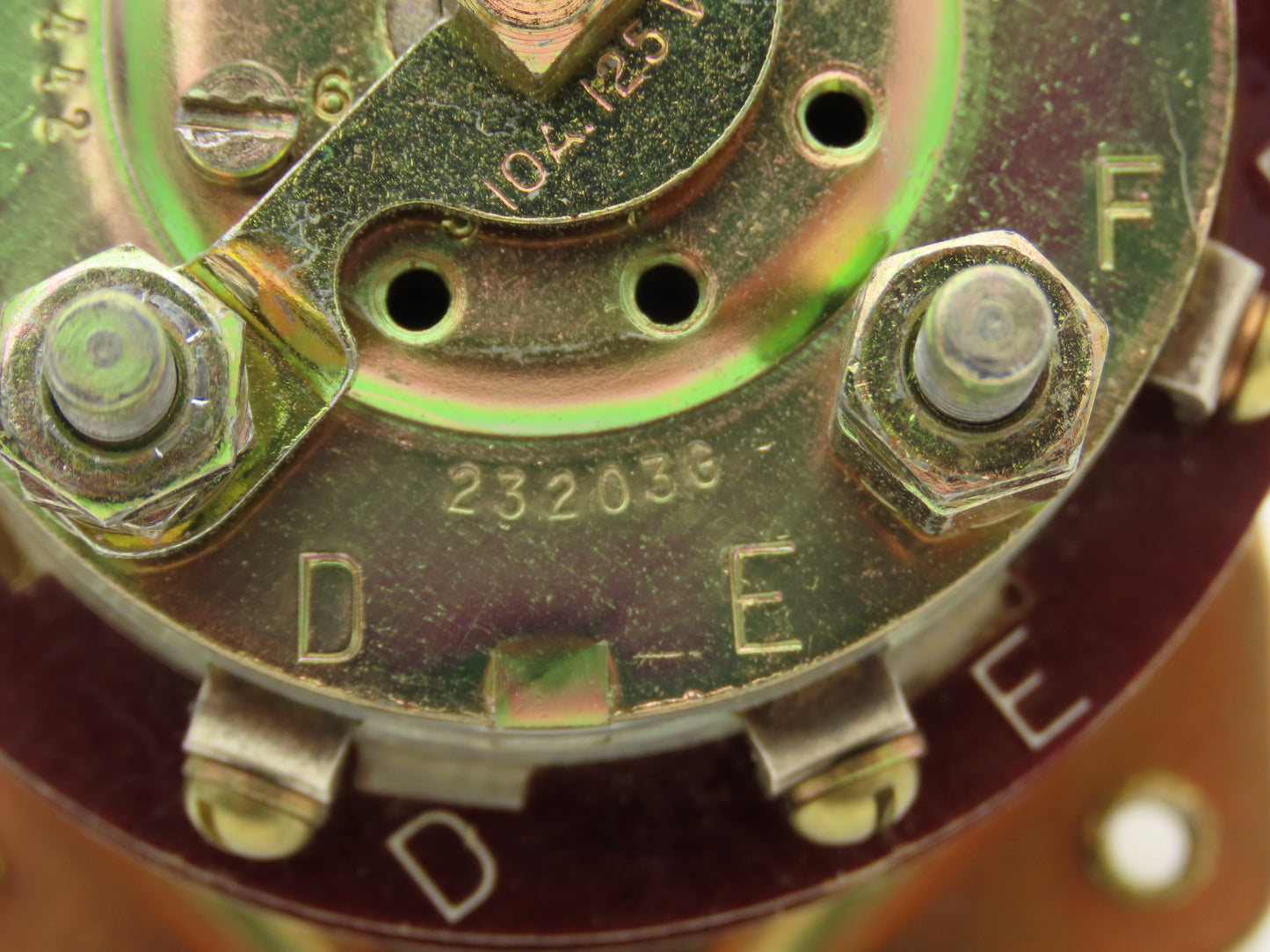 Electro Switch 23203G Rotary Switch 2-Position On/Off 10A 125VAC