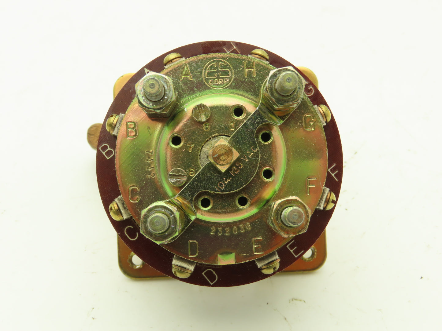 Electro Switch 23203G Rotary Switch 2-Position On/Off 10A 125VAC