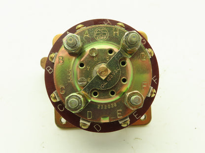 Electro Switch 23203G Rotary Switch 2-Position On/Off 10A 125VAC