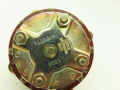 Electro Switch 71203LM Rotary Switch 4-Position Momentary 10A 125VAC