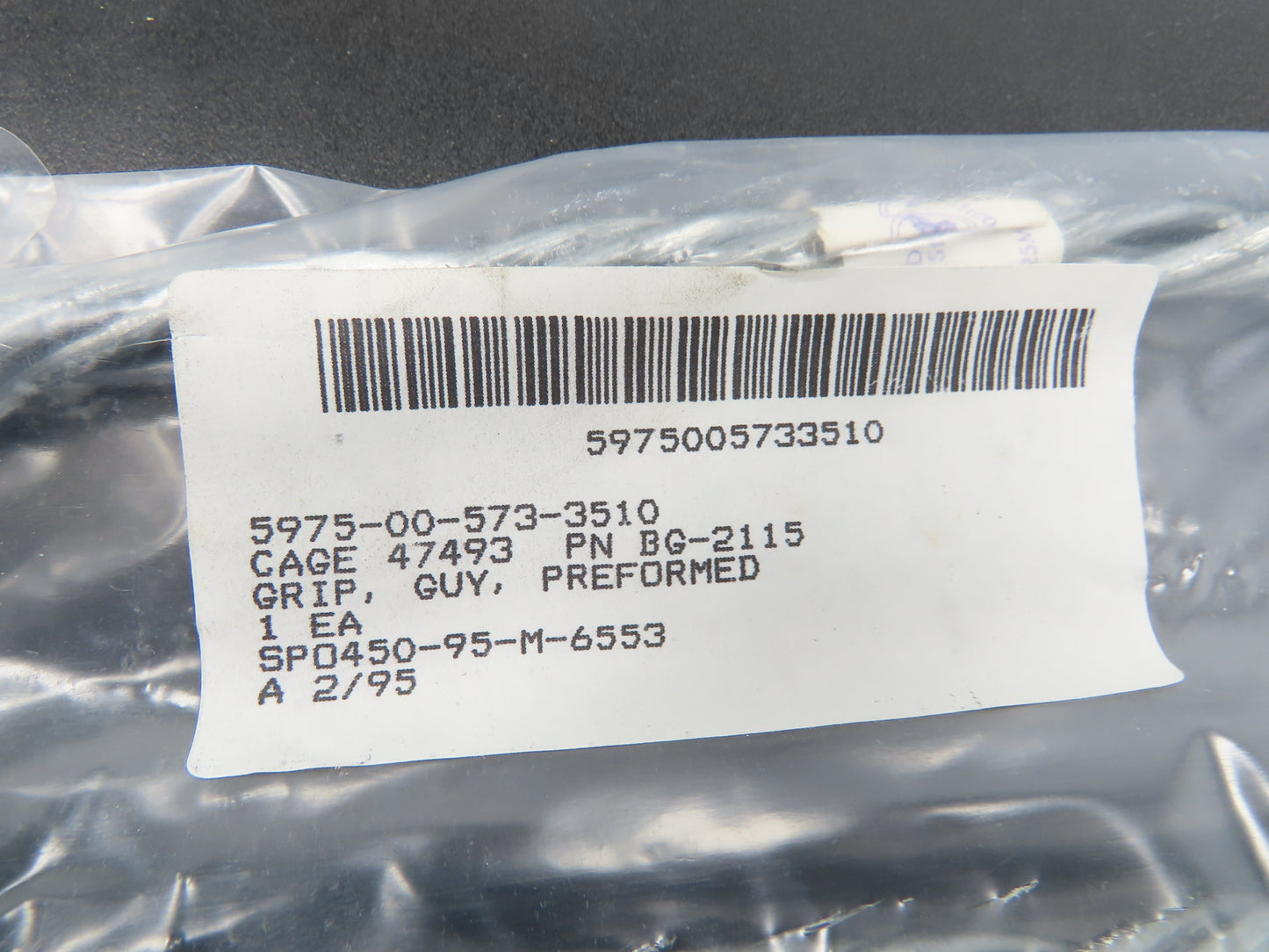 PLP BG-2115 Galvanized Steel Guy Wire Big Grip Dead End 1/2" Lot of 4