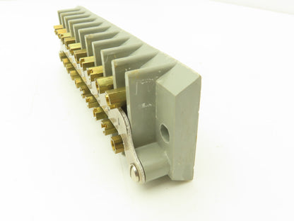Kulka 17TB10 Terminal Block 2-Row 10-Position Military Grade