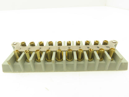 Kulka 17TB10 Terminal Block 2-Row 10-Position Military Grade