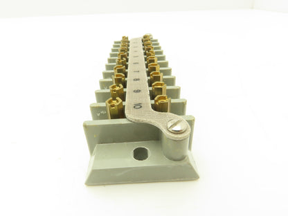 Kulka 17TB10 Terminal Block 2-Row 10-Position Military Grade