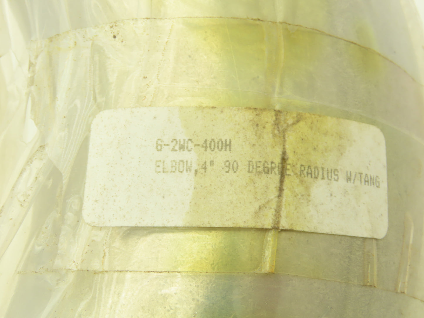 Pfeiffer 6-2WC-400H Vacuum Elbow 90 Deg Radius 4" W/ Extended Tangents Lot of 2