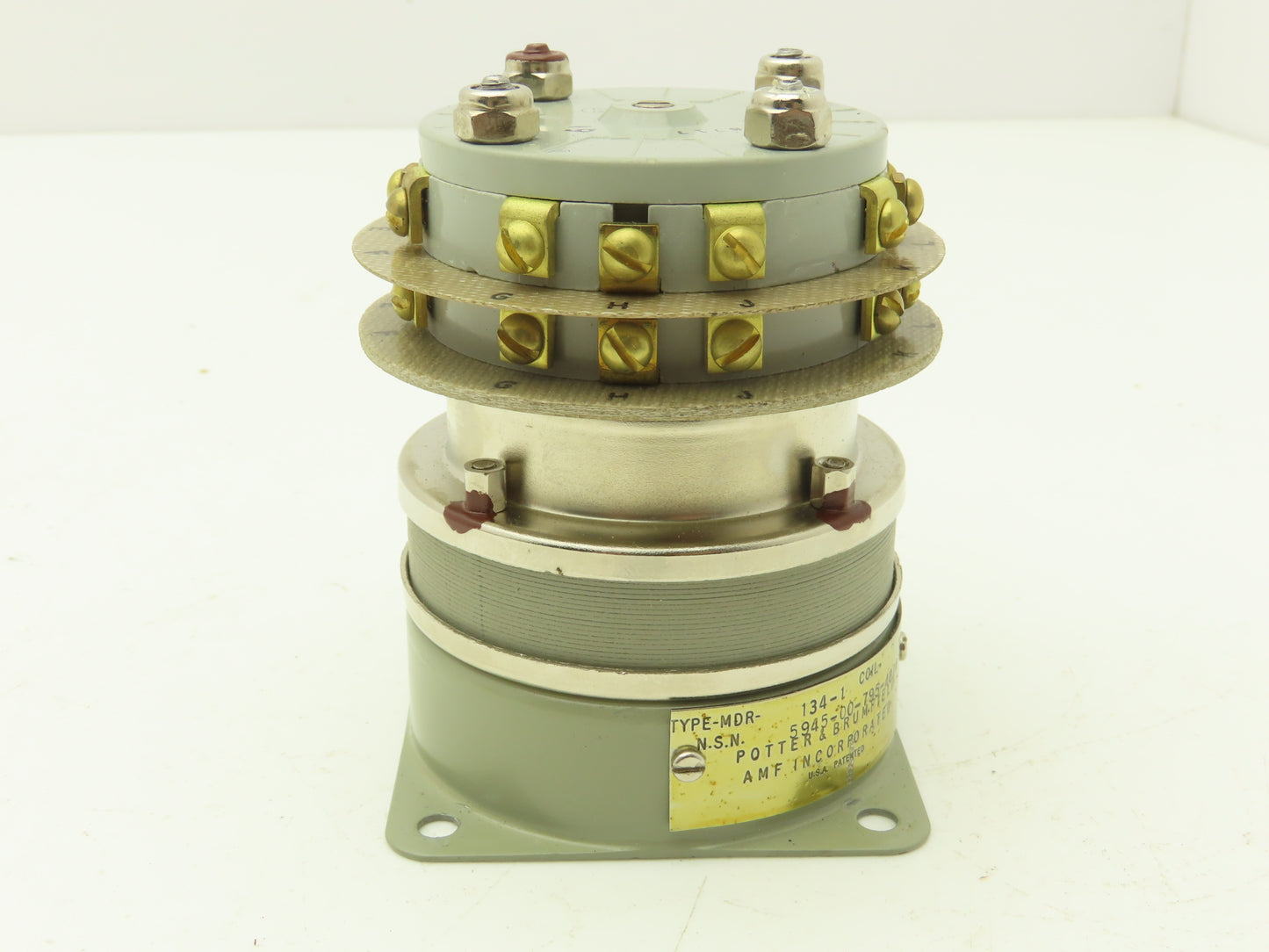 Potter & Brumfield MDR-134-1 Rotary Power Relay 115V Coil Electromechanical