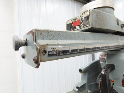 Delta Radial Arm Saw 12" Blade 13" Travel 2 HP 230/460V 3 Ph