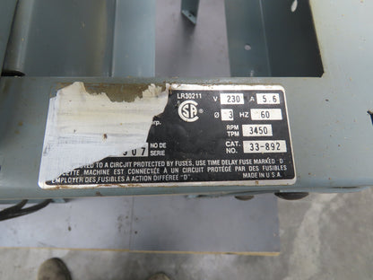 Delta Radial Arm Saw 12" Blade 13" Travel 2 HP 230/460V 3 Ph
