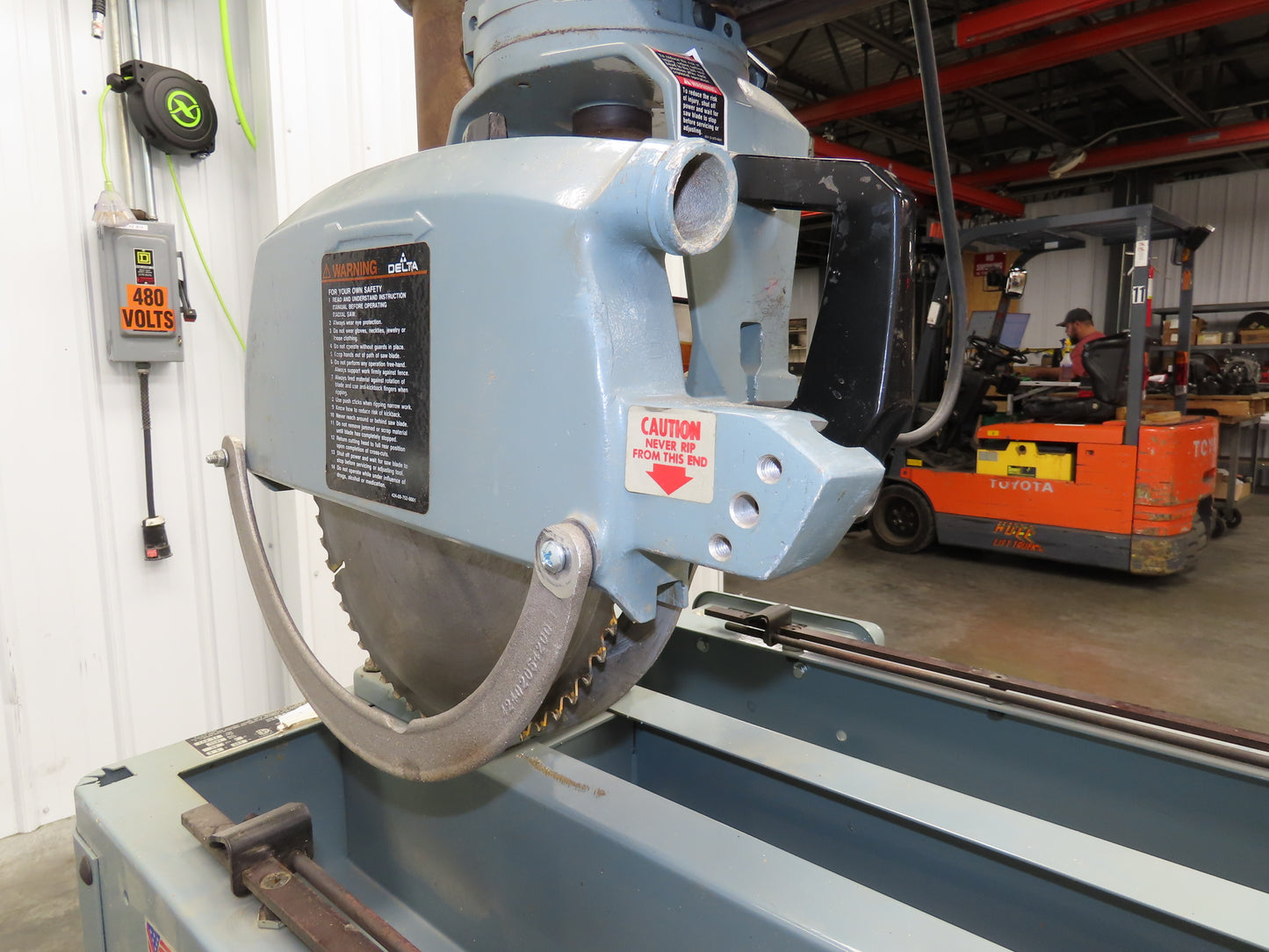 Delta Radial Arm Saw 12" Blade 13" Travel 2 HP 230/460V 3 Ph