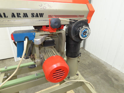 Omga RN 450 FM US Radial Arm Saw 12" Blade 4Hp Motor 18" 450mm Rip 230/460V 3Ph