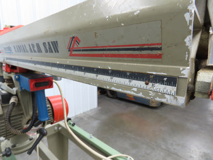 Omga RN 450 FM US Radial Arm Saw 12" Blade 4Hp Motor 18" 450mm Rip 230/460V 3Ph