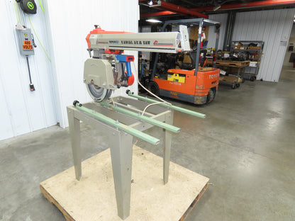 Omga RN 450 FM US Radial Arm Saw 12" Blade 4Hp Motor 18" 450mm Rip 230/460V 3Ph