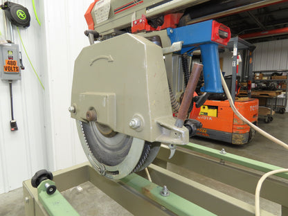 Omga RN 450 FM US Radial Arm Saw 12" Blade 4Hp Motor 18" 450mm Rip 230/460V 3Ph