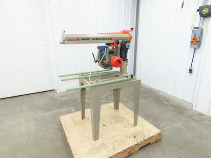 Omga RN 450 FM US Radial Arm Saw 12" Blade 4Hp Motor 18" 450mm Rip 230/460V 3Ph