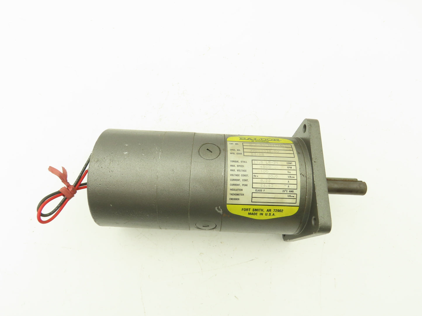 Baldor M-4050-SPECIAL DC Servo Motor 100VDC 4500 RPM 5/8"Shaft