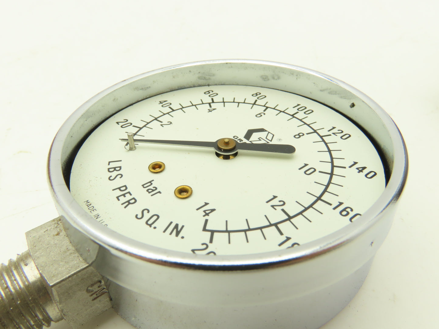 Graco 208-997 Low Pressure Corrosion Resistant Back Pressure Regulator w/Gauge