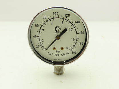 Graco 208-997 Low Pressure Corrosion Resistant Back Pressure Regulator w/Gauge