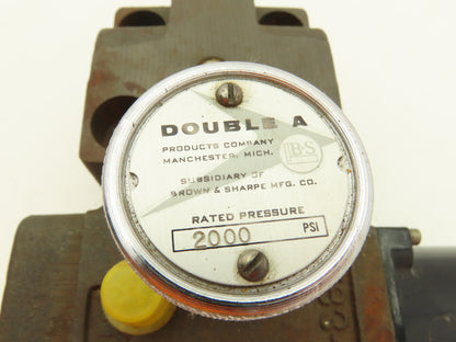 Double A QBJ-06-2M-0-H-12A2 Hydraulic Solenoid Relief Control Valve 115V