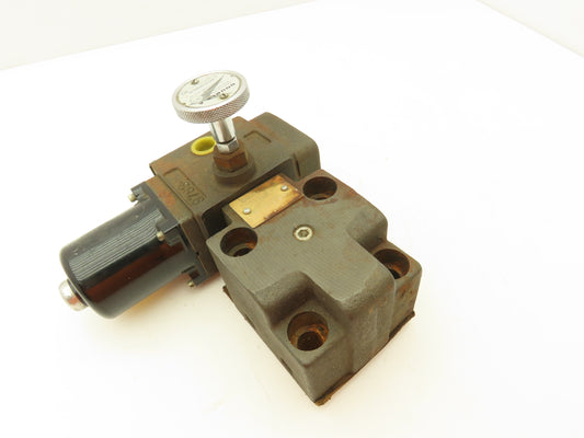 Double A QBJ-06-2M-0-H-12A2 Hydraulic Solenoid Relief Control Valve 115V