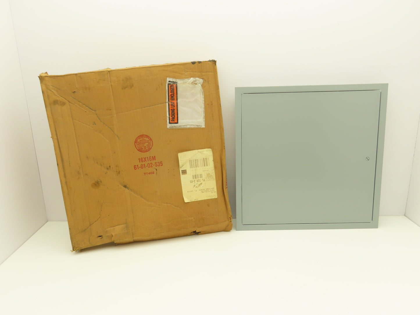 Milcor Style M 16X16  Access Door Flush Plaster Steel 16x16" Gray