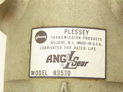 AnglGear R3570 Right Angle Gearbox Drive 1:1 Ratio 2-Way 1" Shaft