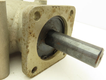 AnglGear R3570 Right Angle Gearbox Drive 1:1 Ratio 2-Way 1" Shaft