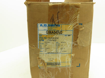 Marathon Electric BVN 56S17D354E P AC Motor 3/4 Hp 1725 RPM 115/208-230V 1Ph 56