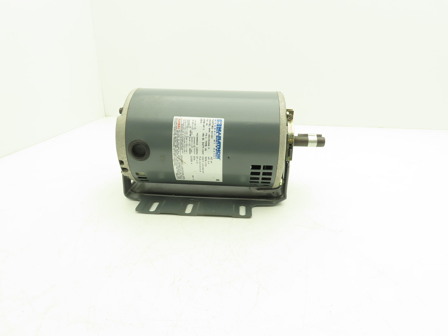 Marathon Electric BVN 56S17D354E P AC Motor 3/4 Hp 1725 RPM 115/208-230V 1Ph 56