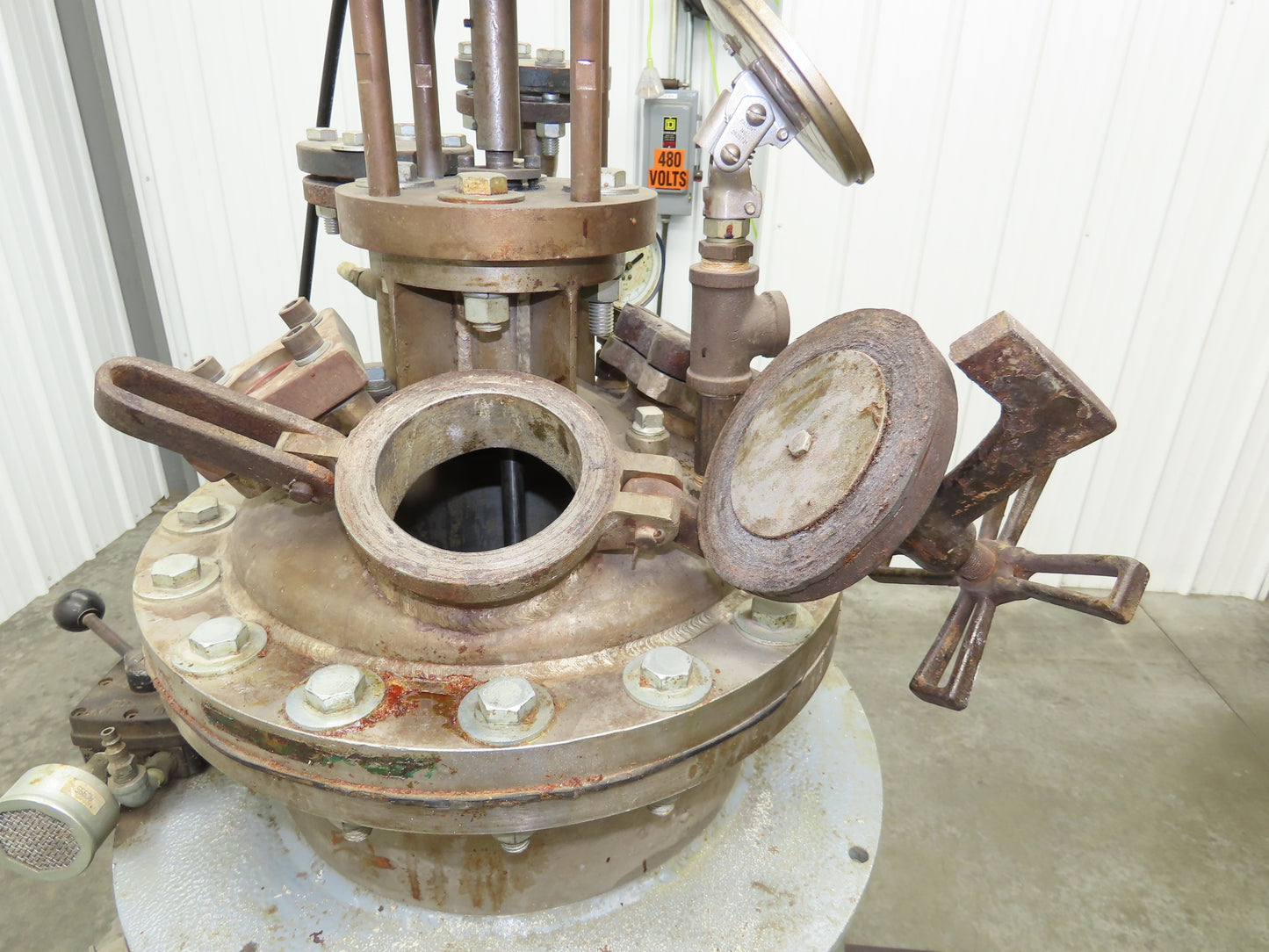 Brighton 8 Gallon Stainless Steel Pressure Kettle Vessel Air Mixer Motor Reactor