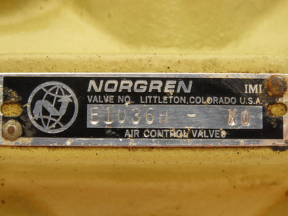 Norgren E1036H-X0 Pneumatic Air Solenoid Poppet Valve 1"NPT 125VDC 150PSI