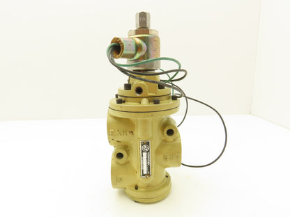 Norgren E1036H-X0 Pneumatic Air Solenoid Poppet Valve 1"NPT 125VDC 150PSI