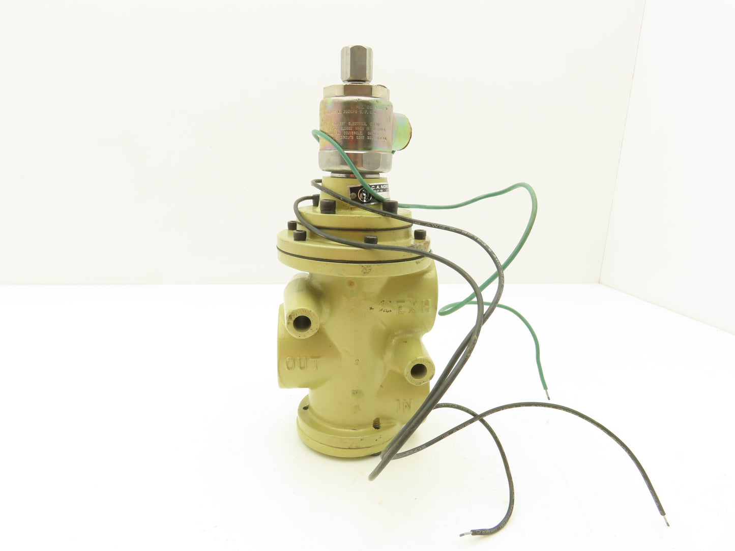 Norgren E1036H-X0 Pneumatic Air Solenoid Poppet Valve 1"NPT 125VDC 150PSI