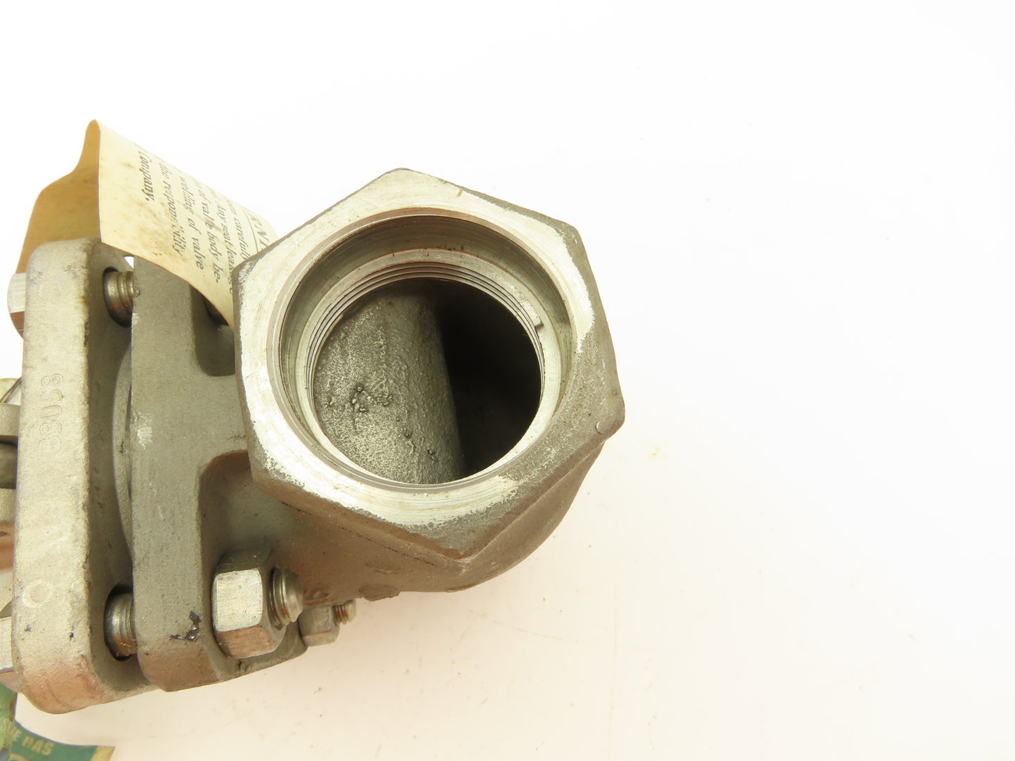Powell 2474 Stainless Globe Valve 1-1/2" Socket Weld 200 WOG Rising Stem