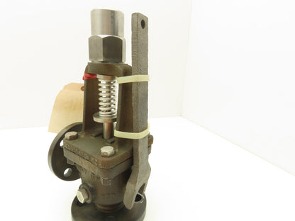 Kunkle FF2251 Safety Relief Steam Valve 1"x 1" Flanged 42 PSI