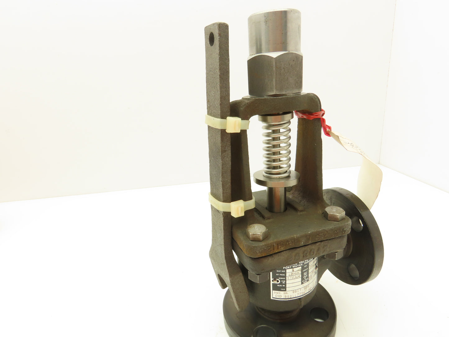 Kunkle FF2251 Safety Relief Steam Valve 1"x 1" Flanged 42 PSI