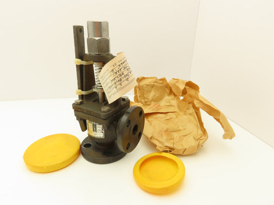 Kunkle FF2251 Safety Relief Steam Valve 1"x 1" Flanged 42 PSI