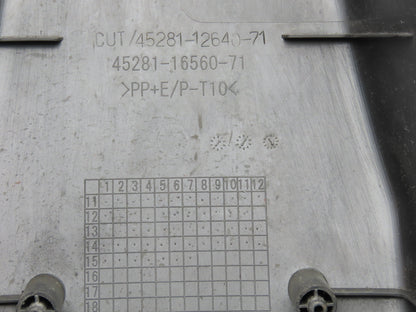 Toyota Electric Forklift Steering Column Shroud Cover W/Key Removed From 8FBE15U