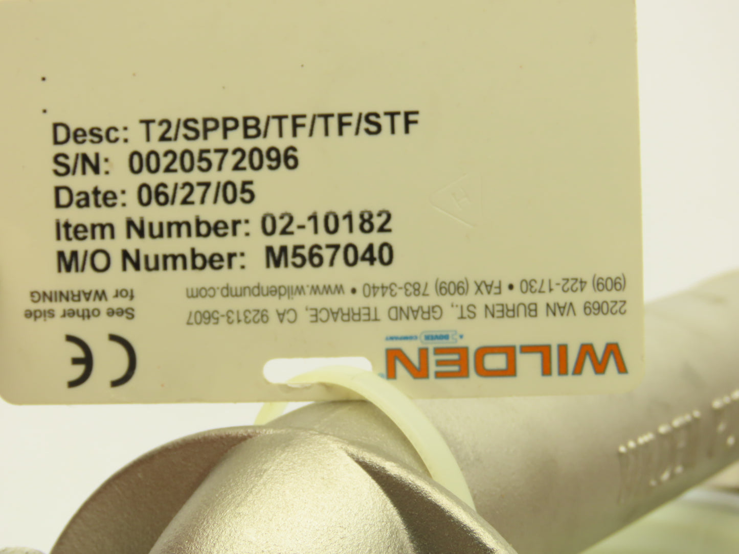 Wilden T2/SPPB/TF/TF/STF Pro-Flo Air Operated Diaphragm Pump Stainless 1"NPT