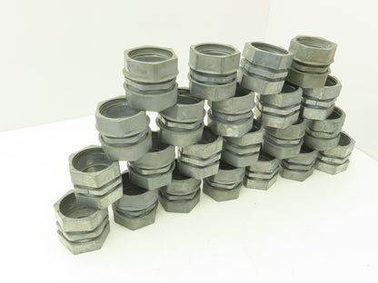 02220 2" EMT Compression Type Connector Coupler Die Cast Aluminum Lot of 22